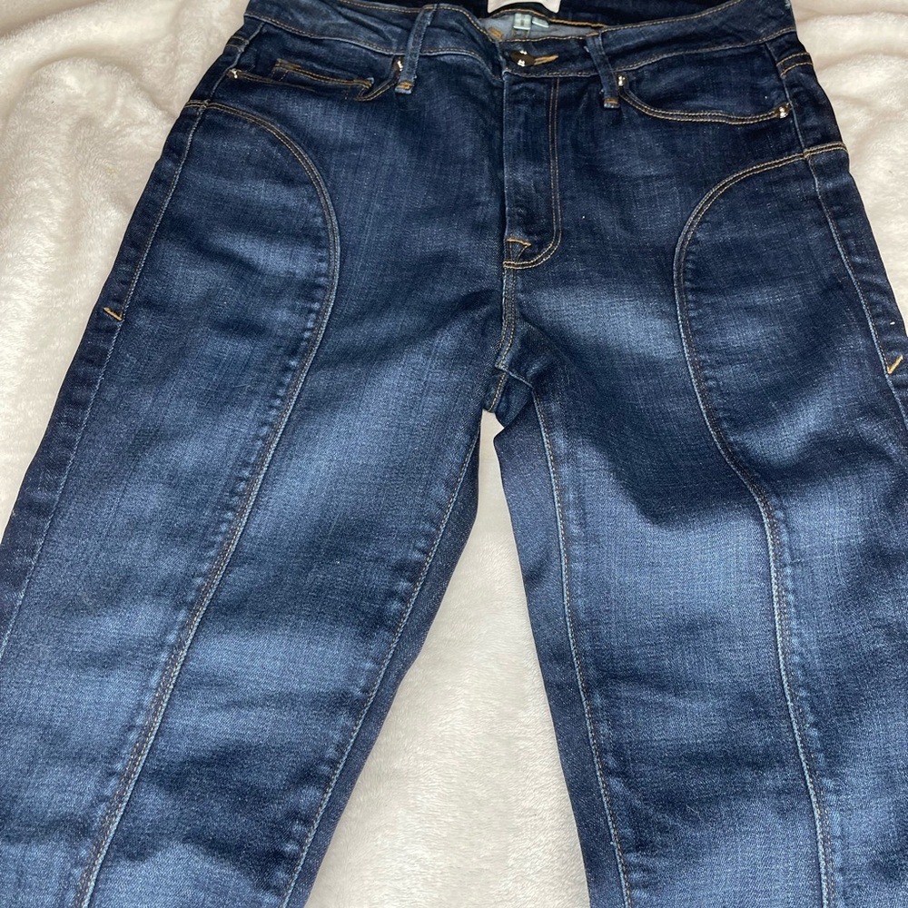Good American Dark Blue Denim Jeans